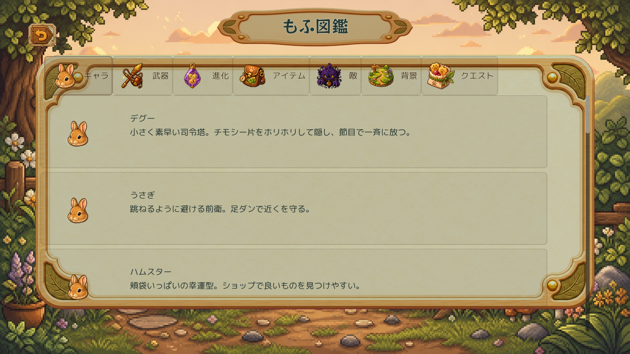 Current Codex screen